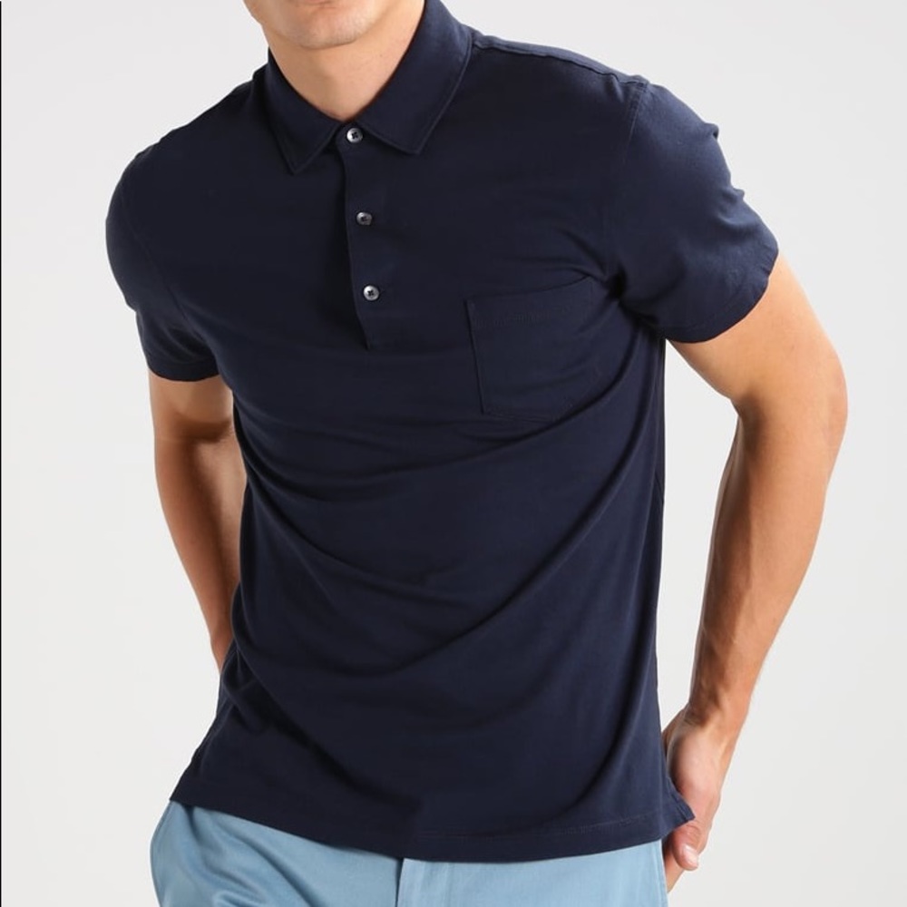 Black J. Crew men’s polo shirt